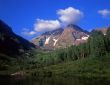 Maroon Bells Summer Clouds