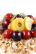 Cake with fruit topping