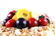 Cake with fruit topping