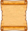 curved ancient scroll