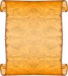 curved ancient scroll