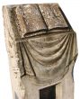 Ancient marble opened book