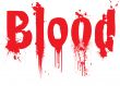 blood text