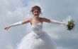 bride flying high