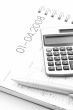 year planner with calcularor and pen