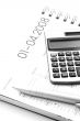 year planner with calcularor and pen