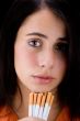 Girl and cigaretes