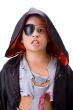 Boy with dracul disguise