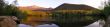 Mountain lake panoramic view