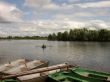 Boats on river