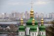 Monastery in Kiev under river Dnieper