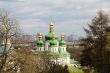 Monastery in Kiev under river Dnieper