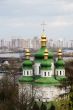 Monastery in Kiev under river Dnieper