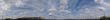 Horizontal panoramic skyskype with clouds