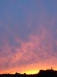 dramatic sunset landskape