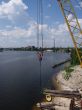 Near the power plant