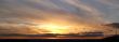 Horizontal panoramic skyskype with clouds