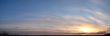 Horizontal panoramic skyskype with clouds