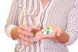 woman and pills