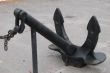 Metallic anchor of ocean vessel