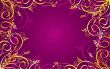 Background with a golden ornament