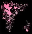 Heart of love. Corner