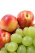 green grapes and nectarines