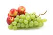green grapes and nectarines