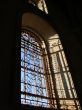Window of ancient cathedral