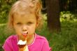 child with icecream