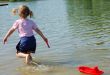 Child with toy-ship