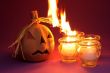 Burning pumpkin