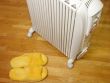 Oil heater and plush slippers