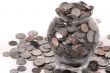coins in a jar