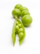 Green peas and plum