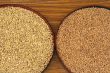 Husked and rough rice