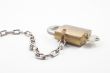 brass padlock