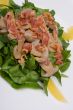 Spinach salad. Vertical