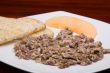 Eggs with beans