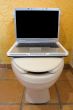 Laptop on WC 1