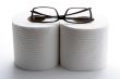 Toilet paper and glasses
