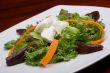 Lettuce salad and cheese