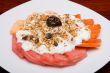 Fruit salad and youghurt