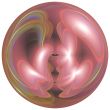 Pink round abstract background