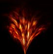 Fiery fireworks