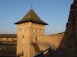 Ancient castle walls and towers