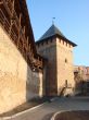 Ancient castle walls and towers remains