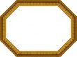 wooden frame,octagon
