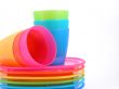 plastic cups and plates