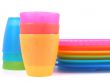 plastic cups and plates